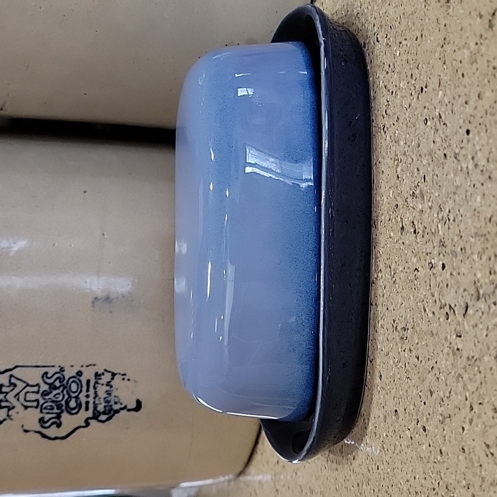Blue Butter Dish